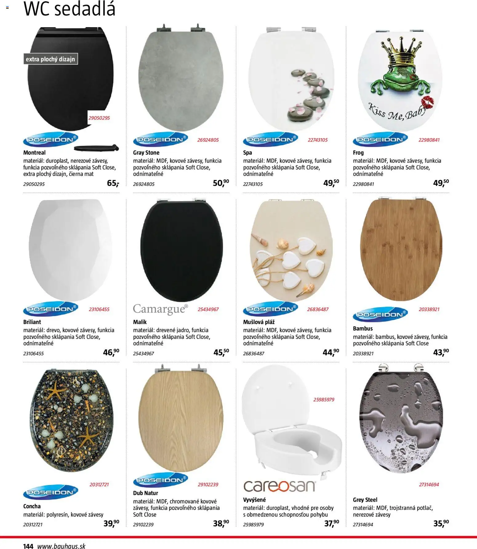 Nové Bauhaus akcie – leták je platný od 15.12.2025 | Strana: 144 | Produkty: Závesy, Wc