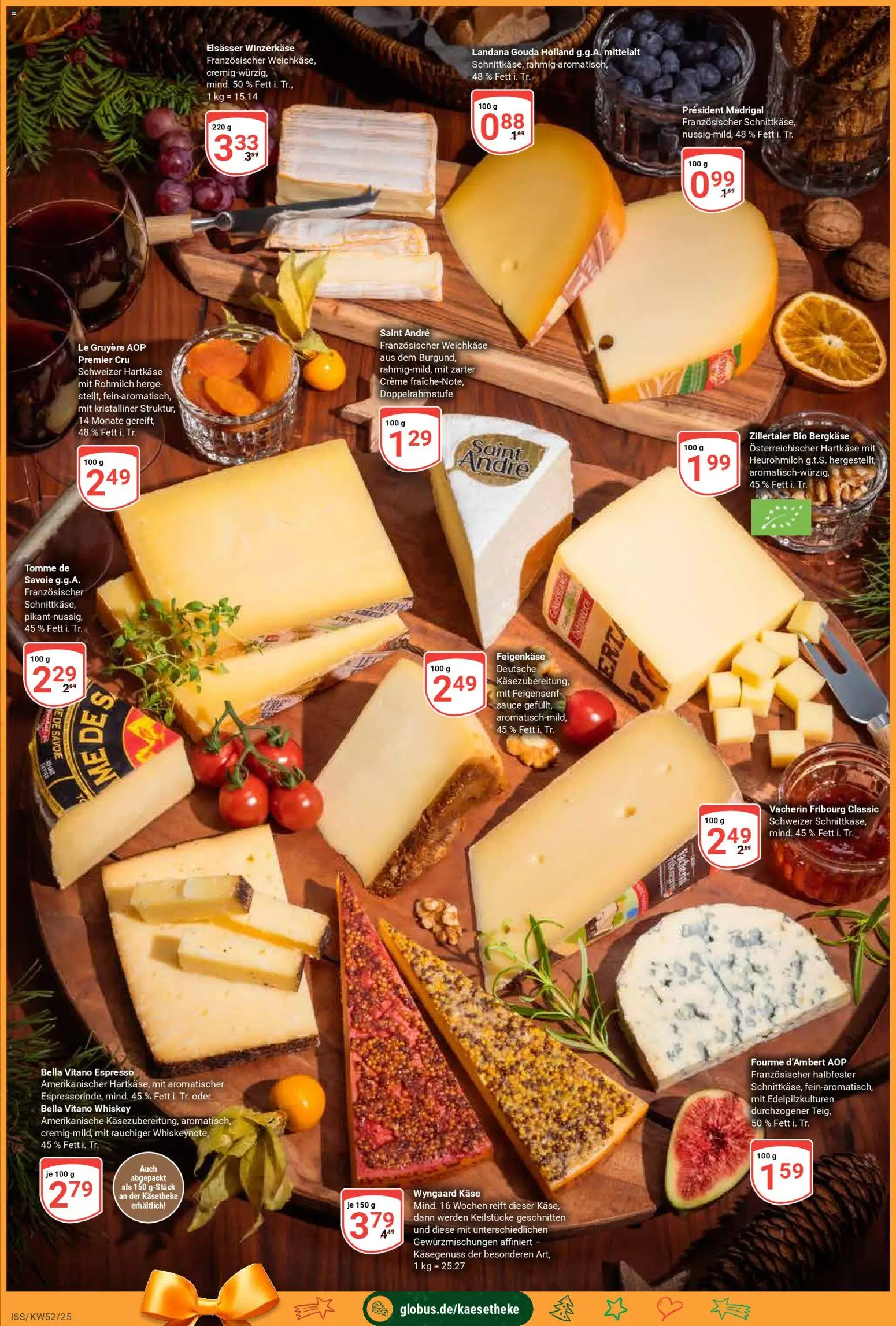 Globus Prospekt 	 – gültig ab 22.12.2025 | Seite: 4 | Produkte: Käse, Gouda, Creme, Whiskey