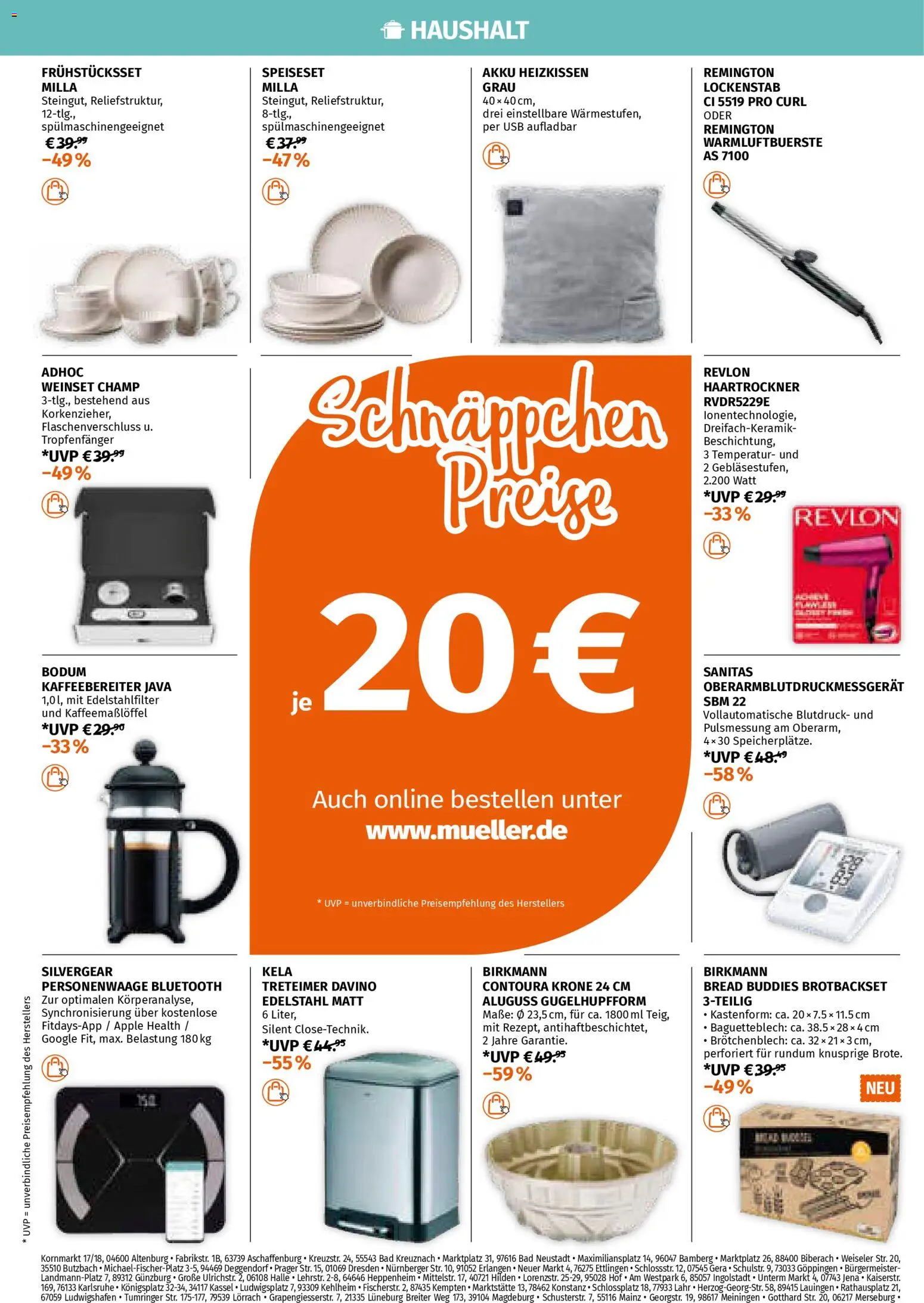 Müller Prospekt 	 – gültig ab 05.01.2026 | Seite: 29 | Produkte: Haartrockner, Personenwaage, Heizkissen, Monitor