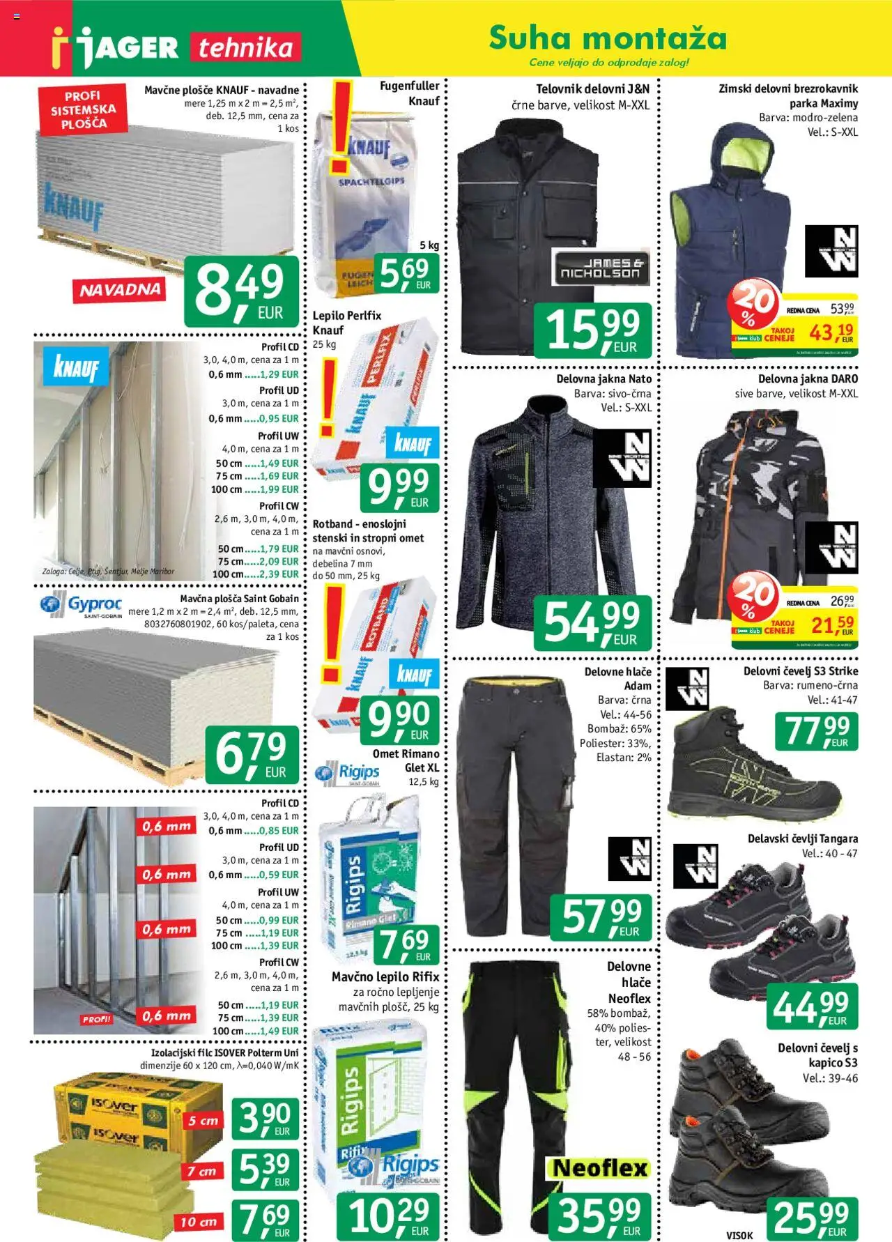 Novi Jager katalog ponudbe – veljaven od 15.10.2025 | Stran: 3 | Izdelki: Kos, Jakna, Barva, Hlace