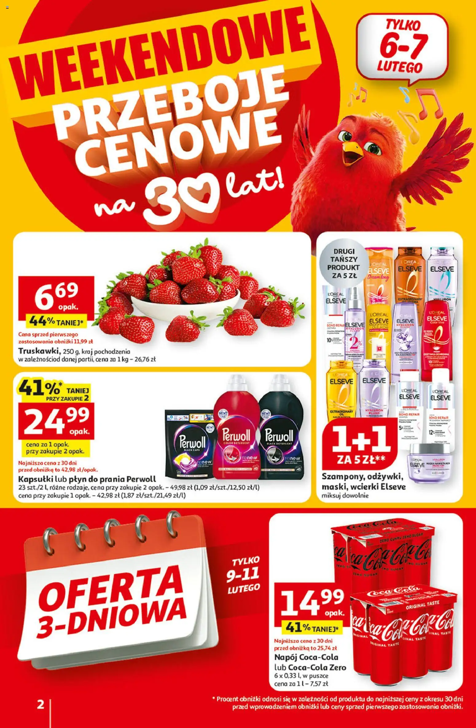 Auchan Gazetka - 30 Lat Franczyza od 05.02.2026 | Strona: 2 | Produkty: Płyn do prania Perwoll, Detergent