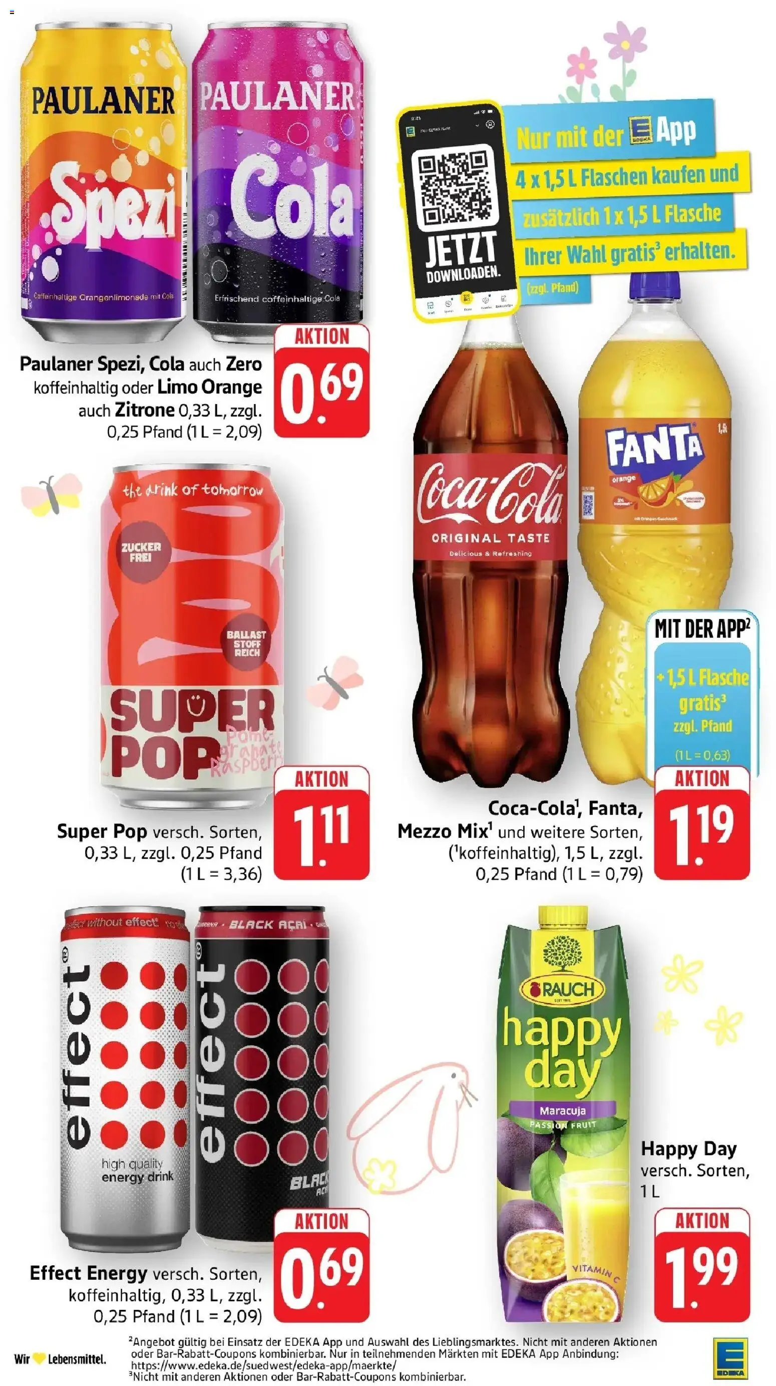Edeka prospekt Möglingen	 – gültig ab 23.03.2026 | Seite: 32 | Produkte: Fanta, Cola, Energy, Paulaner