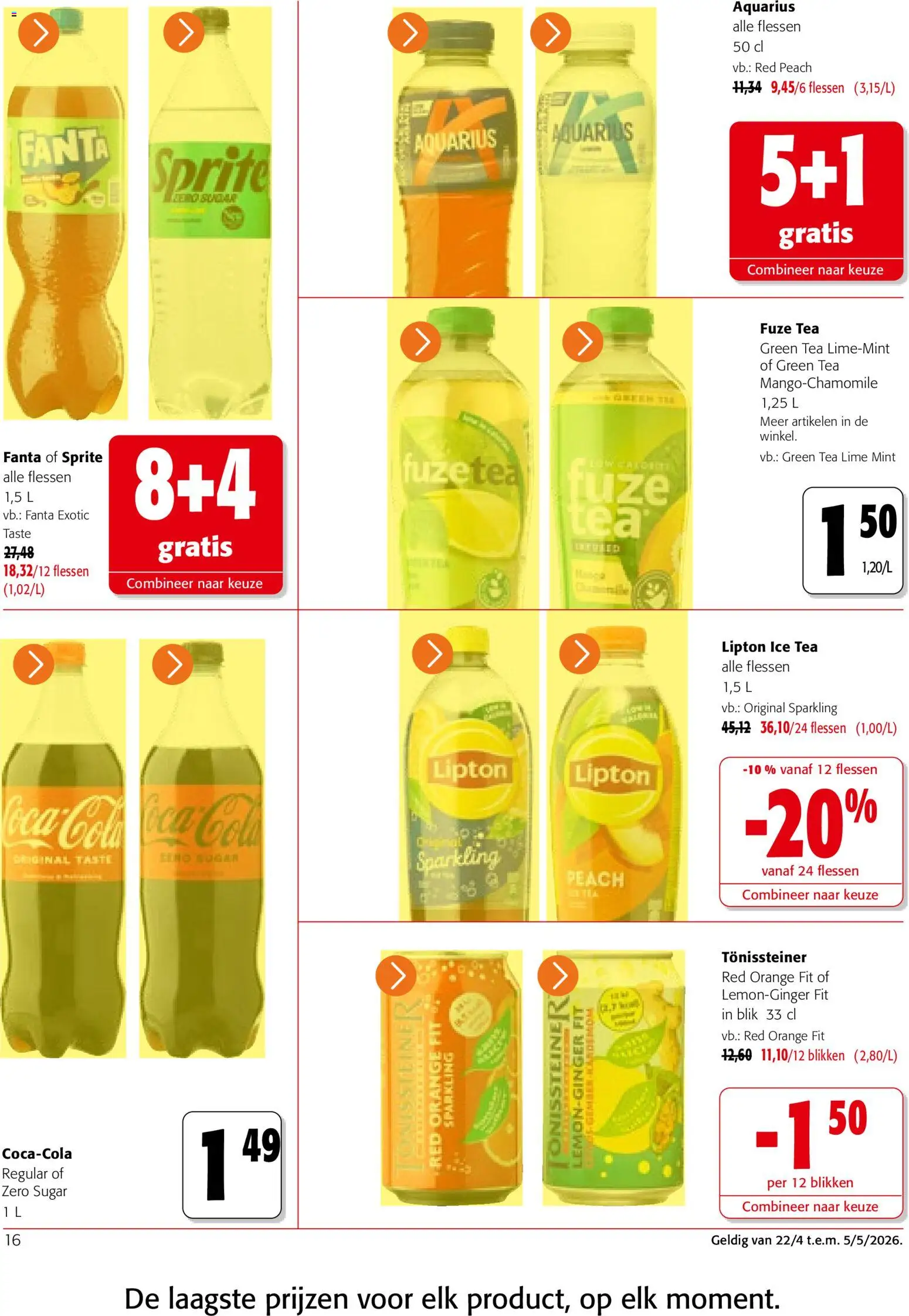 {H1} | Pagina: 16 | Producten: Fanta, Sprite