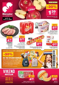 Mercator katalog - pregled letaka veljavnega od 21.08.2025