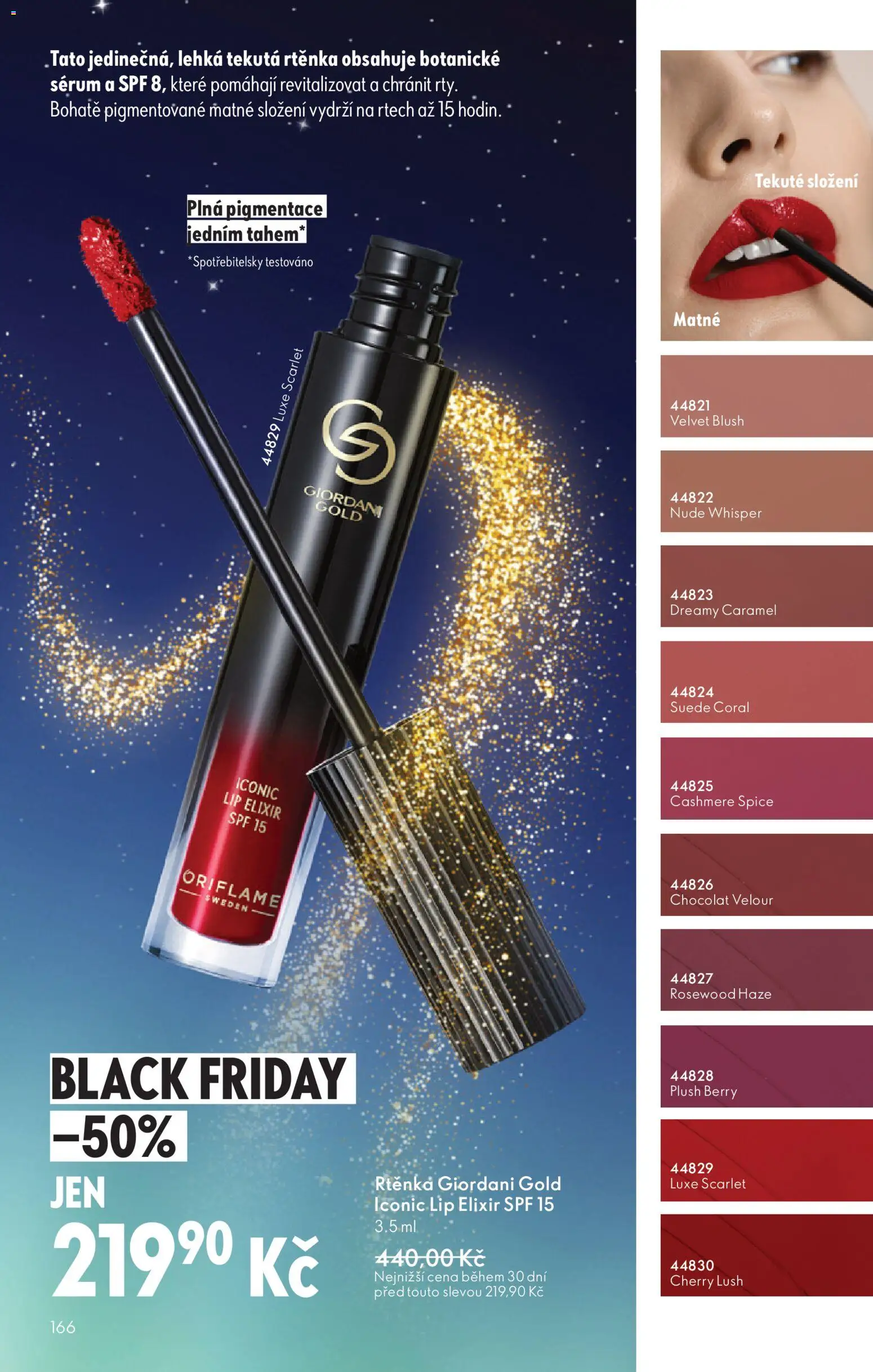 Oriflame Black Friday od 12.11.2025 | Strana: 166 | Produkty: Sérum, Velvet, Rtěnka