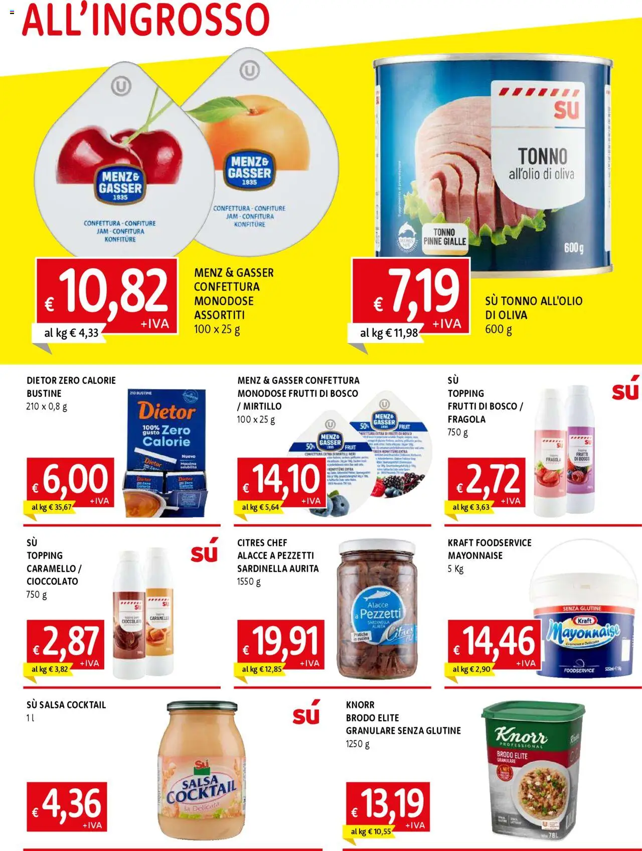 Volantino Famila del 28.08.2025 | Pagina: 5 | Prodotti: Cioccolato, Salsa, Tonno, Topping