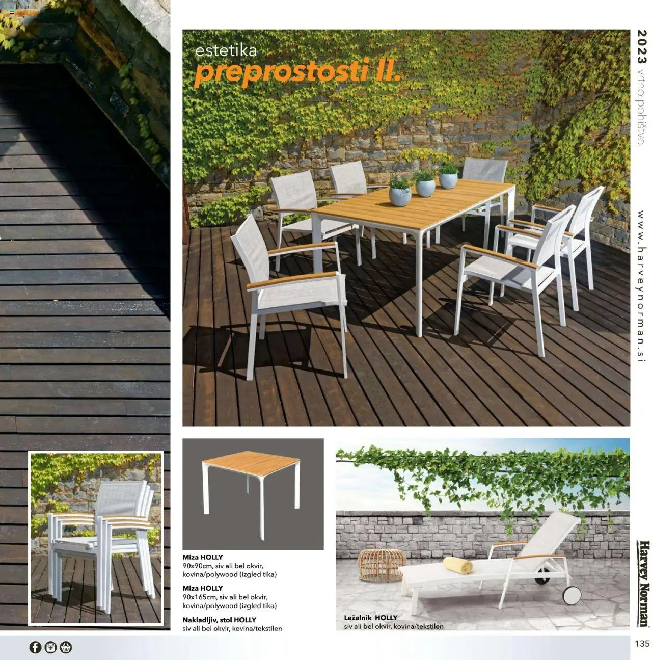 Harvey Norman - Katalog - Vrtno pohištvo │ velja od 01.03.2023 | Stran: 135