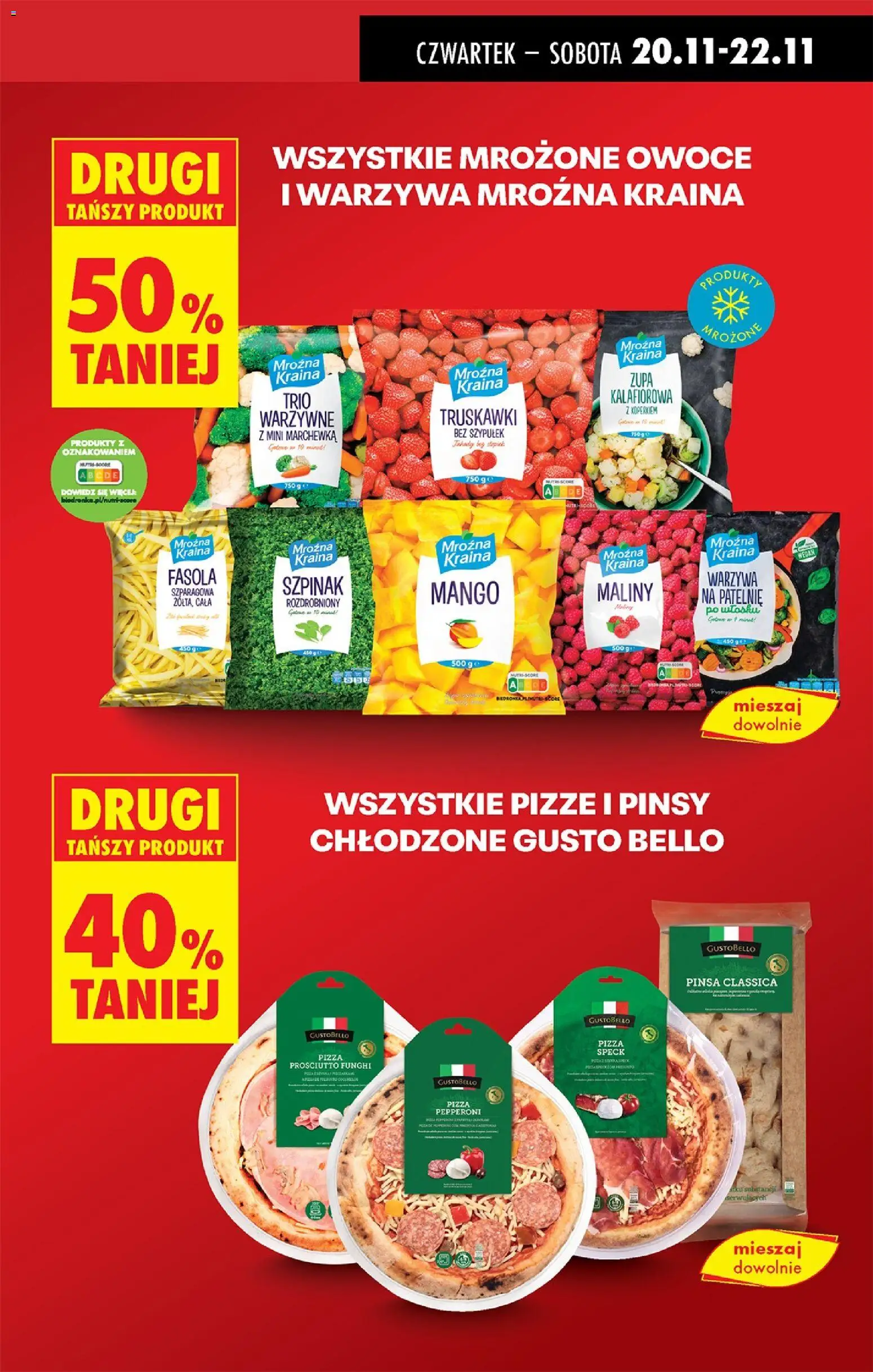 Biedronka gazetka - Oferta w tym tygodniu od 20.11.2025 | Strona: 7 | Produkty: Prosciutto, Pinsa, Truskawki, Owoce