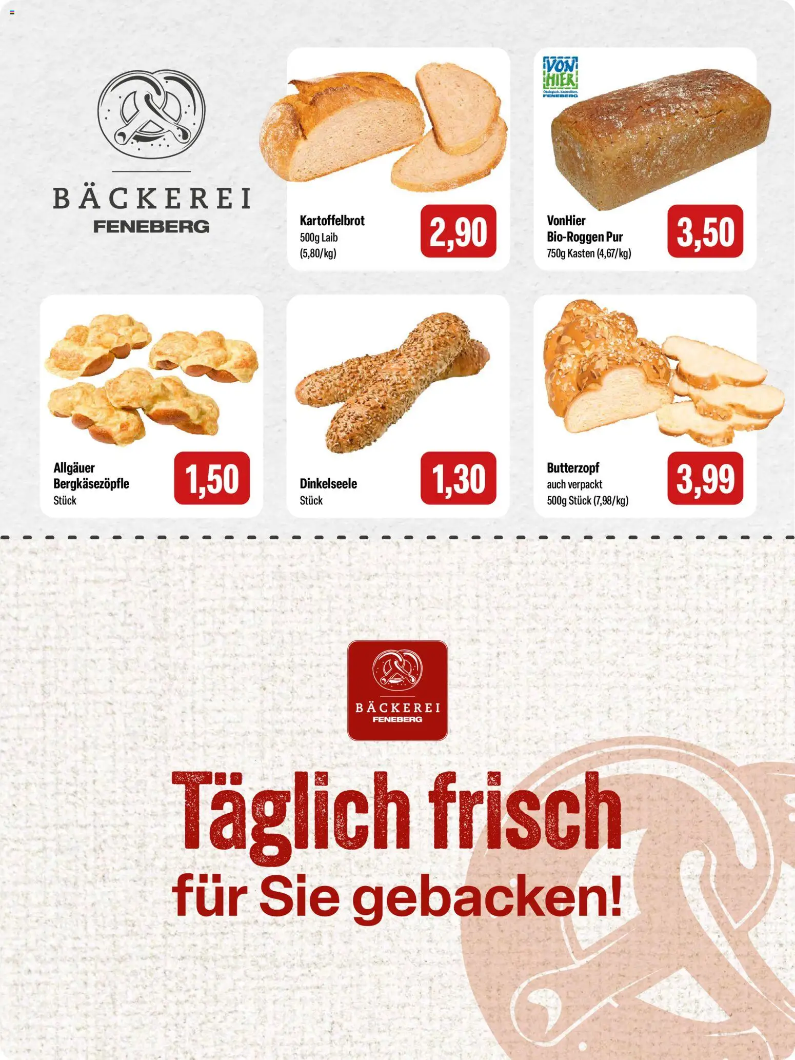 Feneberg Angebote – gültig ab 09.04.2026 | Seite: 4 | Produkte: Bäckerei
