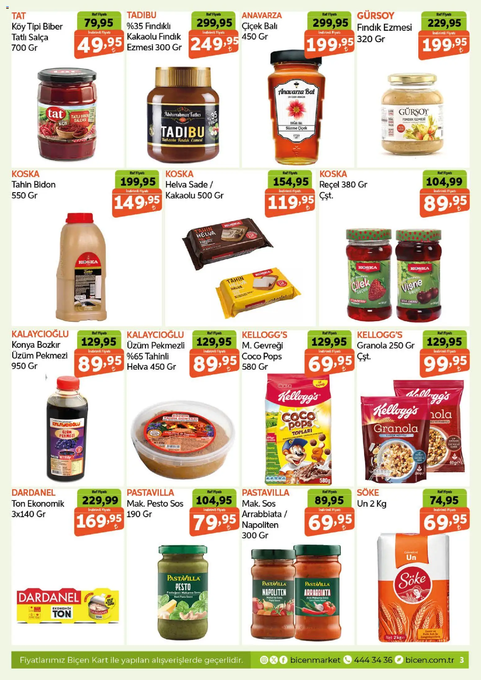 Biçen Market Katalog - 16.12.2025 tarihinden itibaren geçerlidir | Sayfa: 3 | Ürünler: Çilek, Makarna sosu, Sos, Biber
