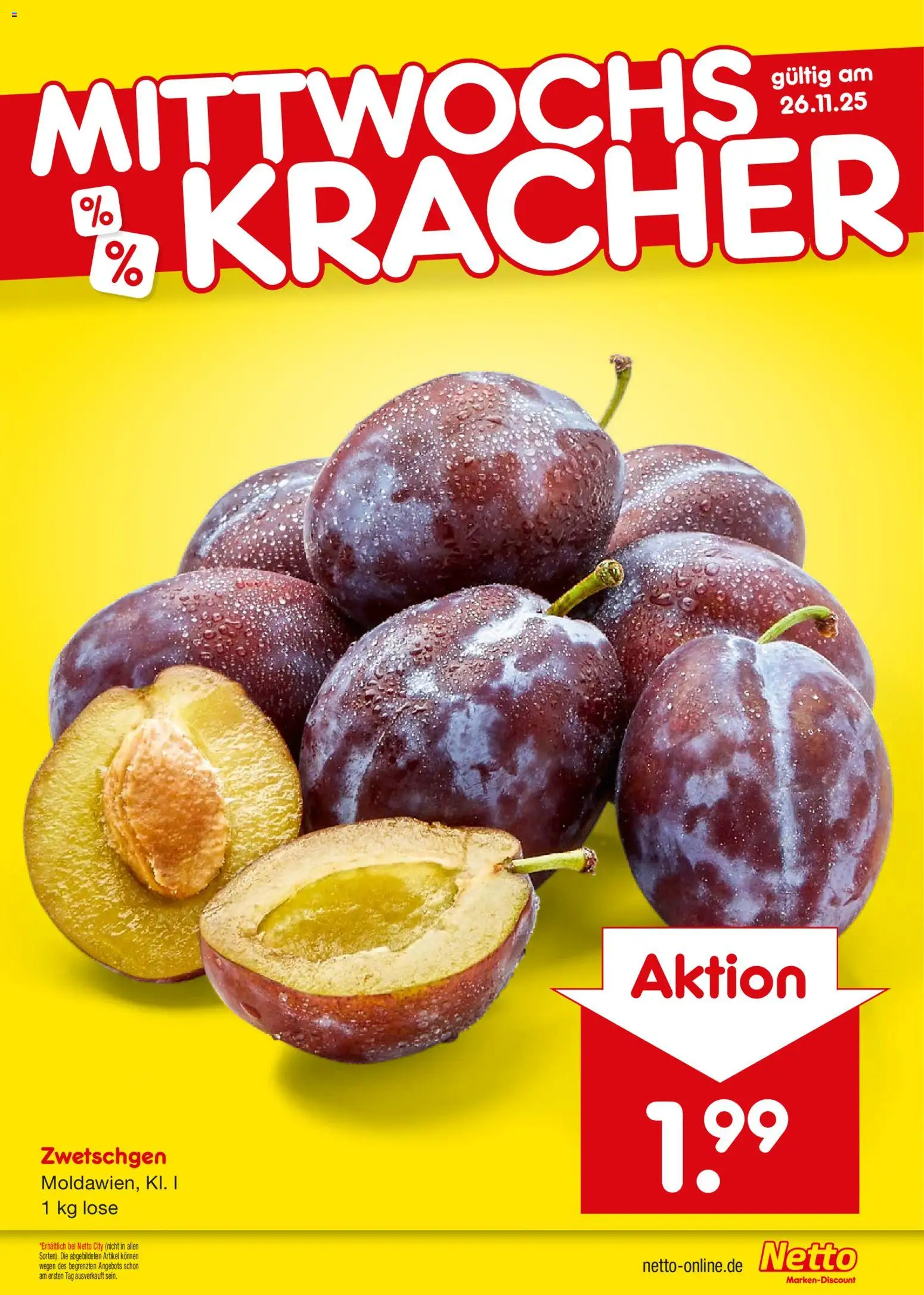 Netto Marken-Discount - Black Friday – gültig ab 24.11.2025 | Seite: 9 | Produkte: Zwetschgen