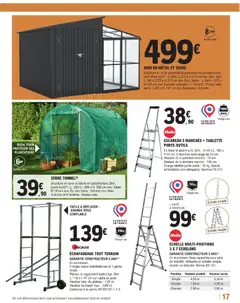 Brico E.Leclerc - Prévisualisation de Brico E.Leclerc catalogue valide à partir de 27.01.2026 | Page: 17 | Produits: Plateau, Échafaudage, Chevalet, Cadre