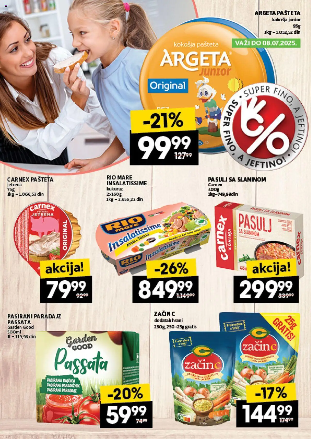 Idea katalog - važi od 03.07.2025 | Strana: 32 | Proizvode: Pasulj, Rio mare, Kukuruz, Pašteta