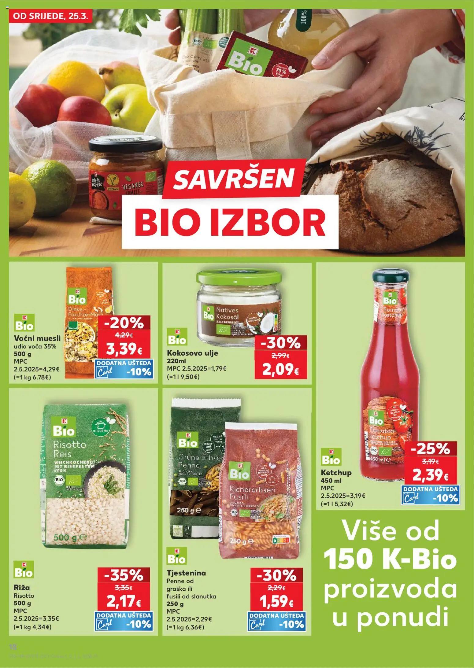Kaufland katalog | vrijedi od 25.03.2026 | Stranica: 18 | Proizvodi: Ulje, Riža, Tjestenina, Kokosovo ulje