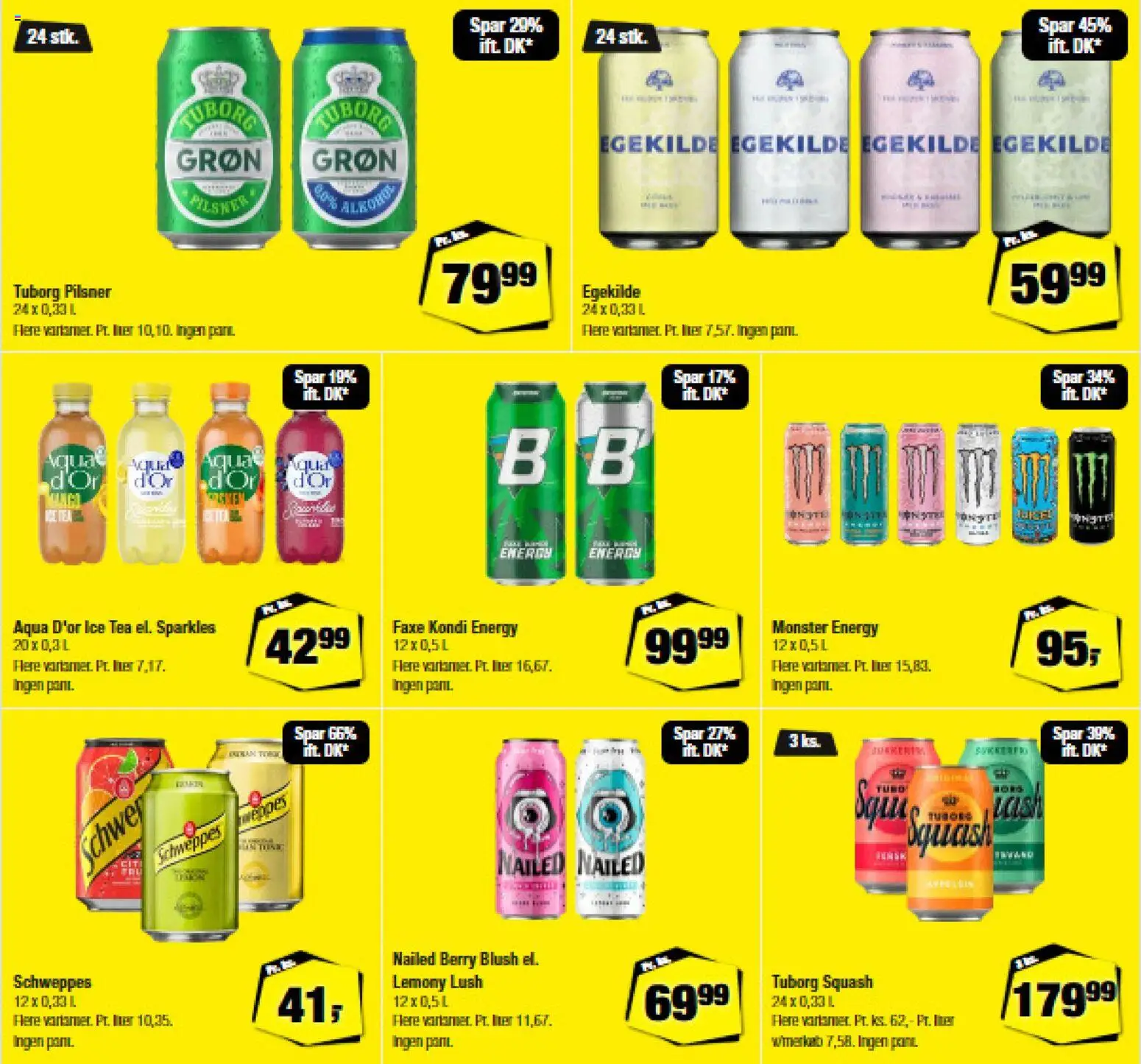 Calle tilbudsavis – gyldig fra 29.04.2026 | Side: 8 | Produkter: Blush, Squash, Faxe Kondi, Tuborg Squash