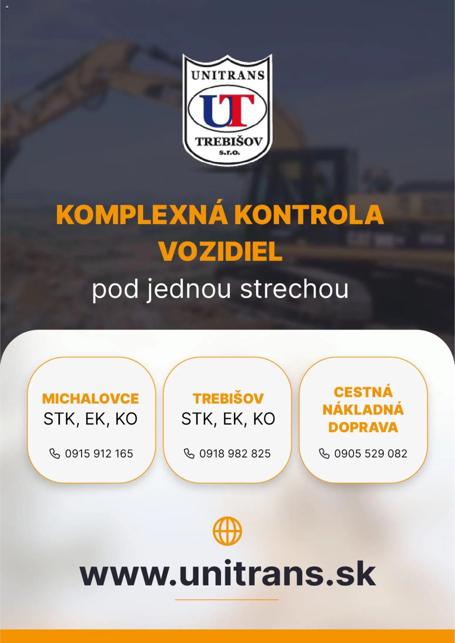 Nové UNITRANS TREBIŠOV s.r.o. akcie – leták je platný od 23.01.2026 | Strana: 1