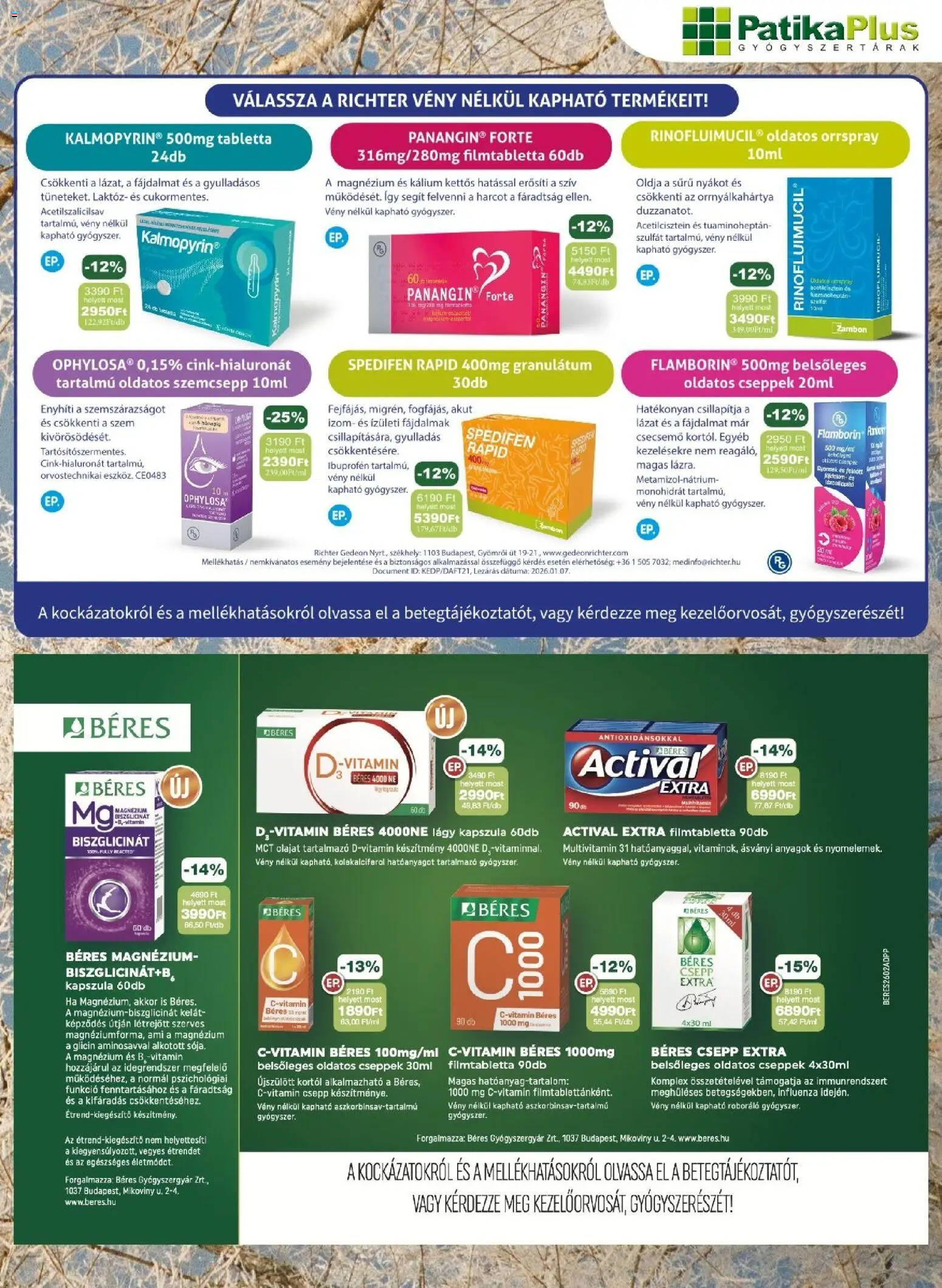 PatikaPlus akciós ujság - amely érvényes a következő dátumtól: 01.01.2026 | Oldal: 5