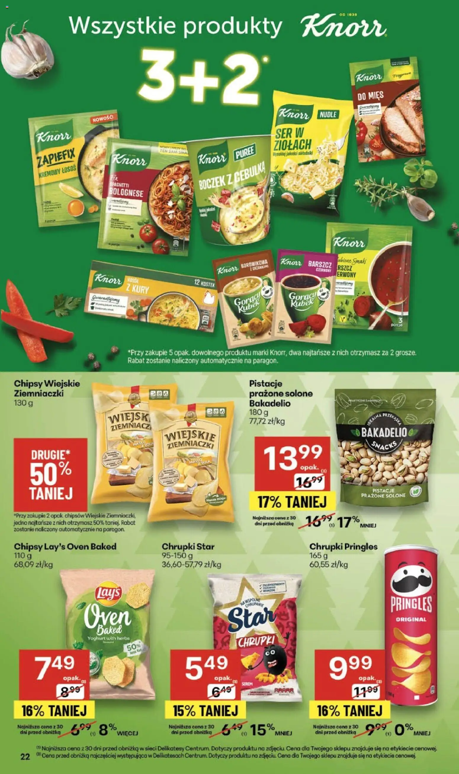 Delikatesy Centrum Gazetka - Sklepy Własne od 04.12.2025 | Strona: 22 | Produkty: Barszcz, Chrupki, Gorący kubek, Ser