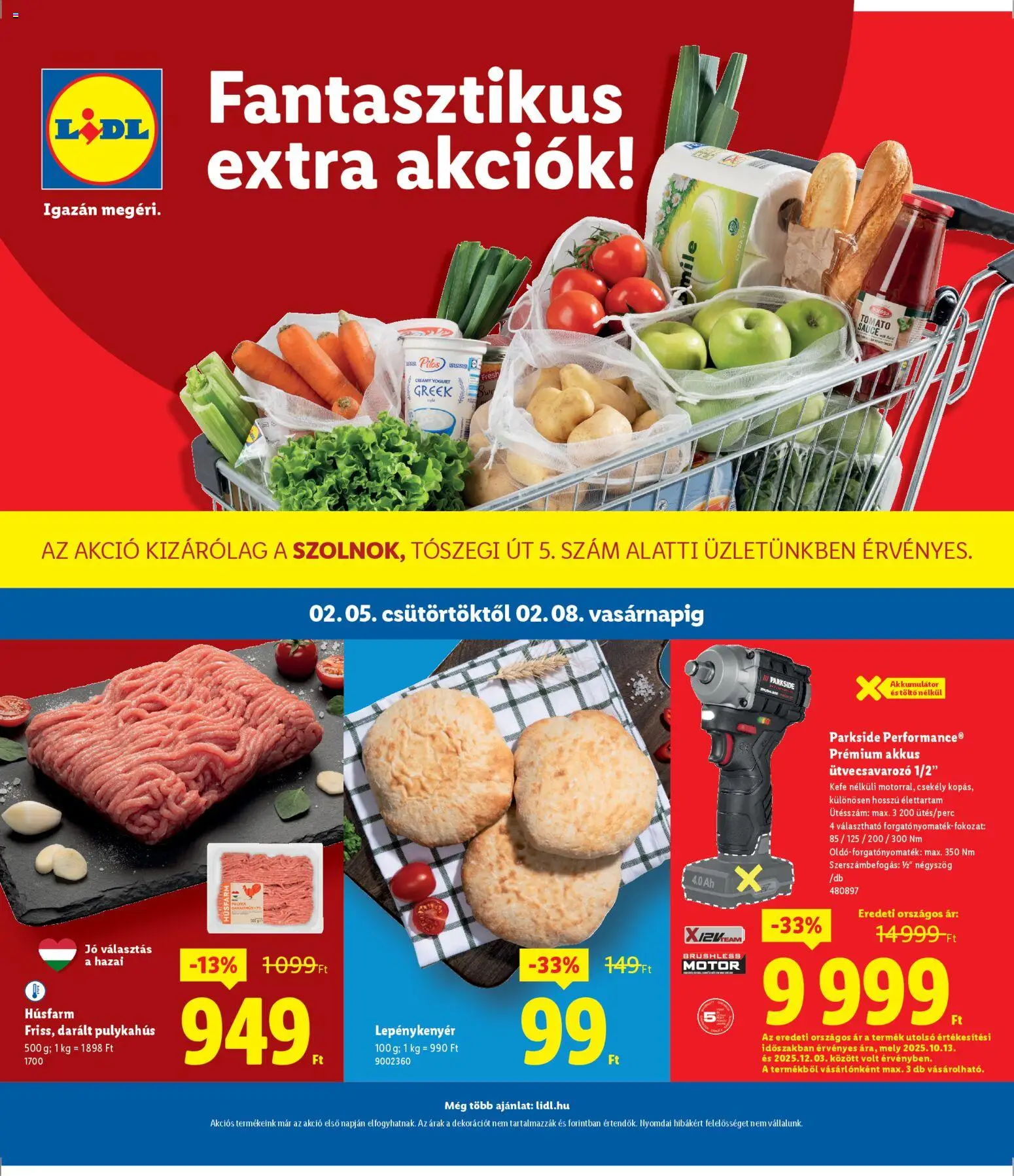 Lidl akciós ujság - amely érvényes a következő dátumtól: 05.02.2026 | Oldal: 1 | Termékek: Parkside, Akkumulátor, Töltő, Kefe