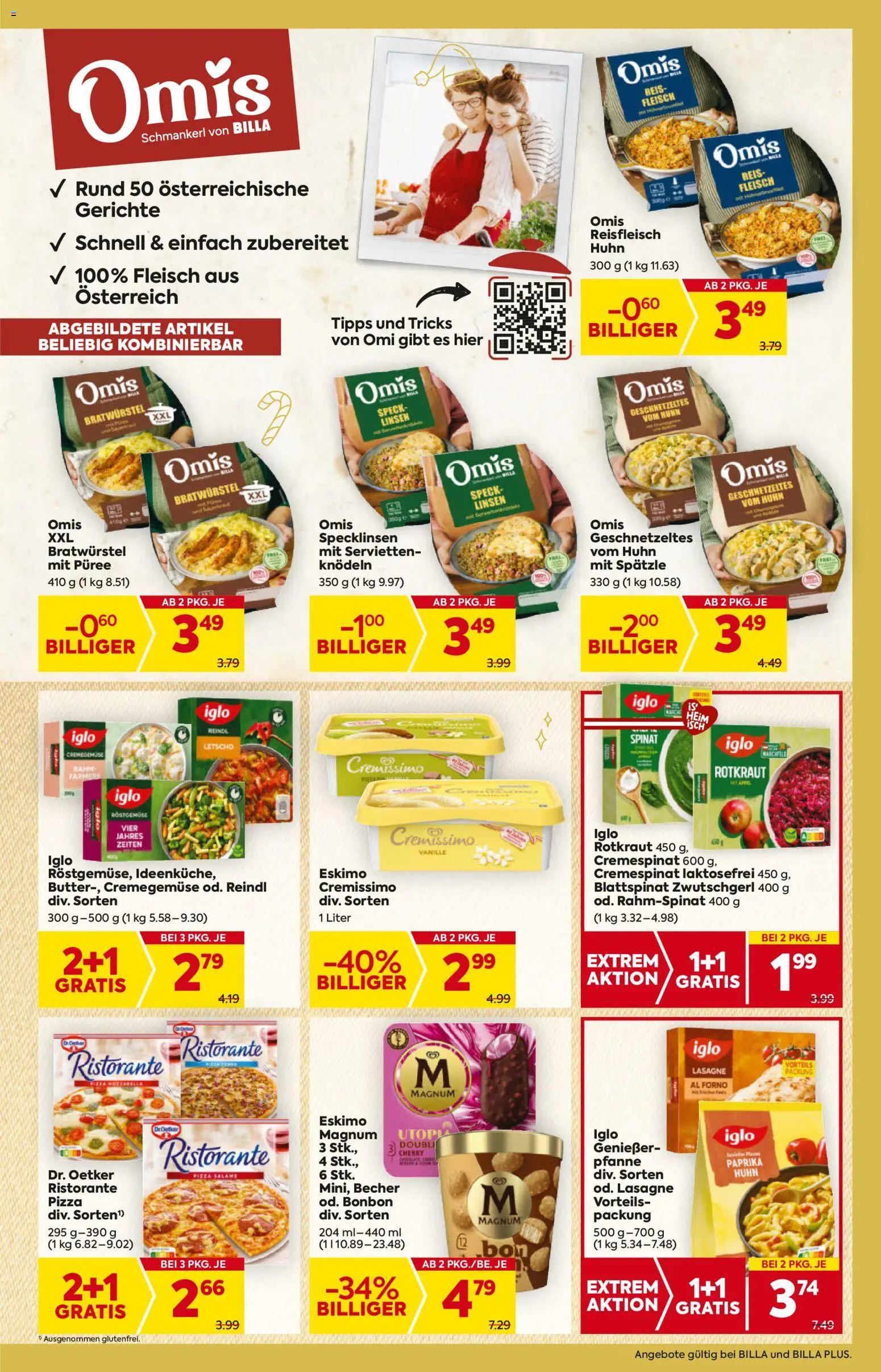 Billa Flugblatt - Salzburg gültig ab 04.12.2025 | Seite: 13 | Produkte: Pizza, Reis