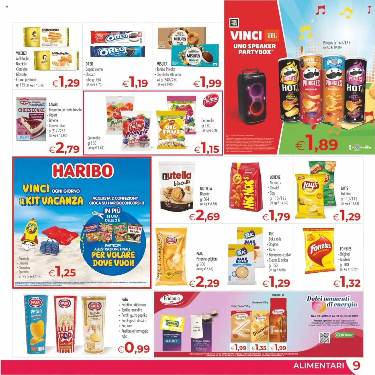 Volantino MerSi Supermercati del 04.06.2025 | Pagina: 9 | Prodotti: Ciambelle, Cioccolato, Latte, Olive