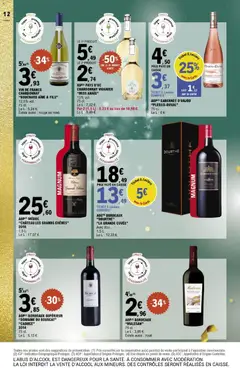 E.Leclerc - Prévisualisation de VIN DE FRANCE CHARDONNAY "BOUCHARD AÎNÉ & FILS", 12,5% vol. 75 cl. Existe aussi: rouge ou rosé. valide à partir de 02.12.2025 | Page: 12