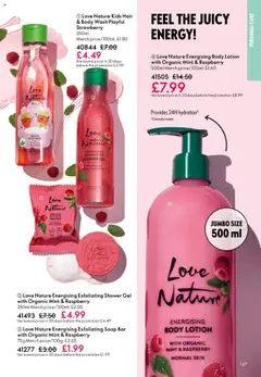 Preview of Oriflame - Offers valid from 12.11.2025 | Page: 147 | Products: Body lotion, Shower gel, Mint, Strawberry