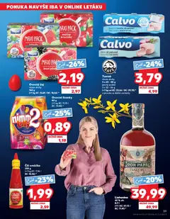 Kaufland leták platný od 19.03.2026 | Strana: 39 | Produkty: Tuniak, Don Papa, Omáčka, Steak