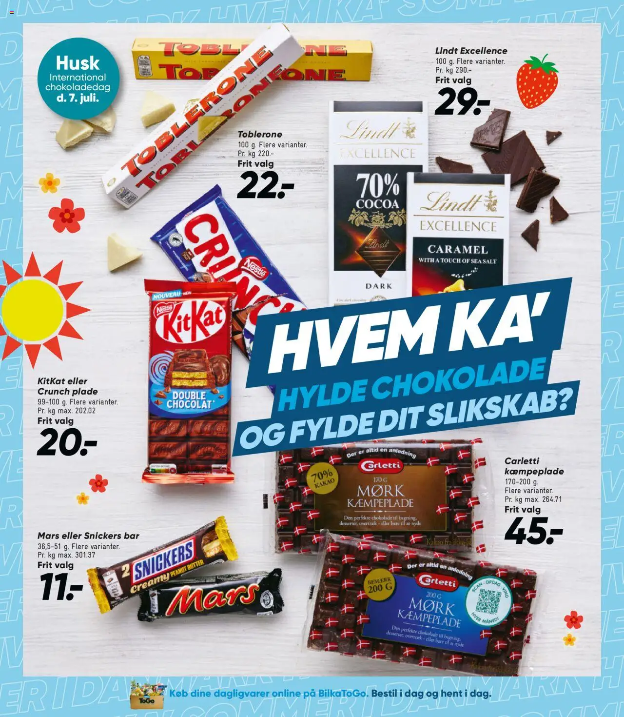 Bilka Tilbudsavis gyldig fra 04.07.2025 | Side: 26 | Produkter: Chokolade, Hylde, Salt, Kakao