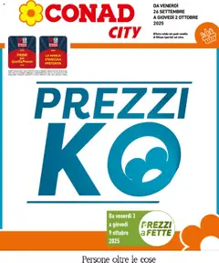 Anteprima del volantino Conad City Lombardia catalogo valido a partire dal 26.09.2025