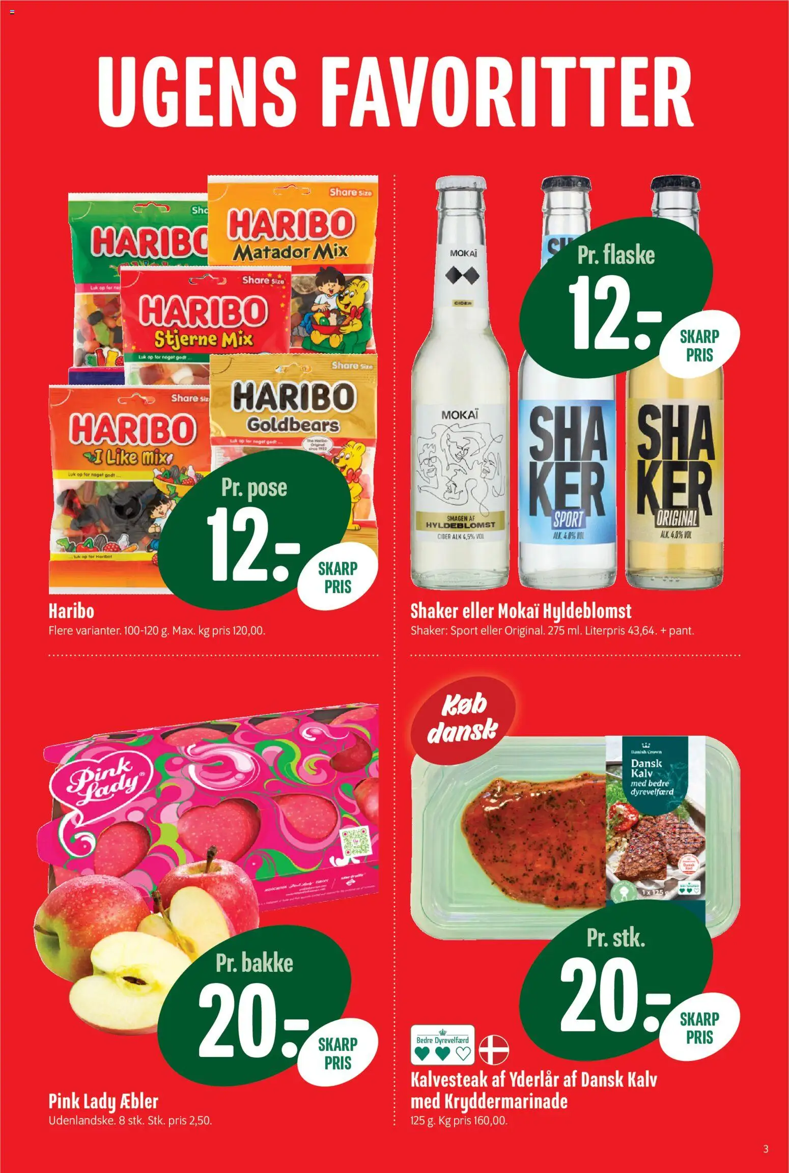 Min Købmand tilbudsavis – gyldig fra 17.04.2026 | Side: 3 | Produkter: Æbler, Cider