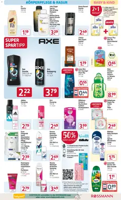 John Player Special Hair & Body Shampoo oder Bettina Barty Bath & Shower Gel oder Hand & Body Lotion oder Rich Body Milk, je 500 ml ab 01.12.2025 gültig | Seite: 11 | Produkte: Creme, Handcreme, Axe, Shower Gel