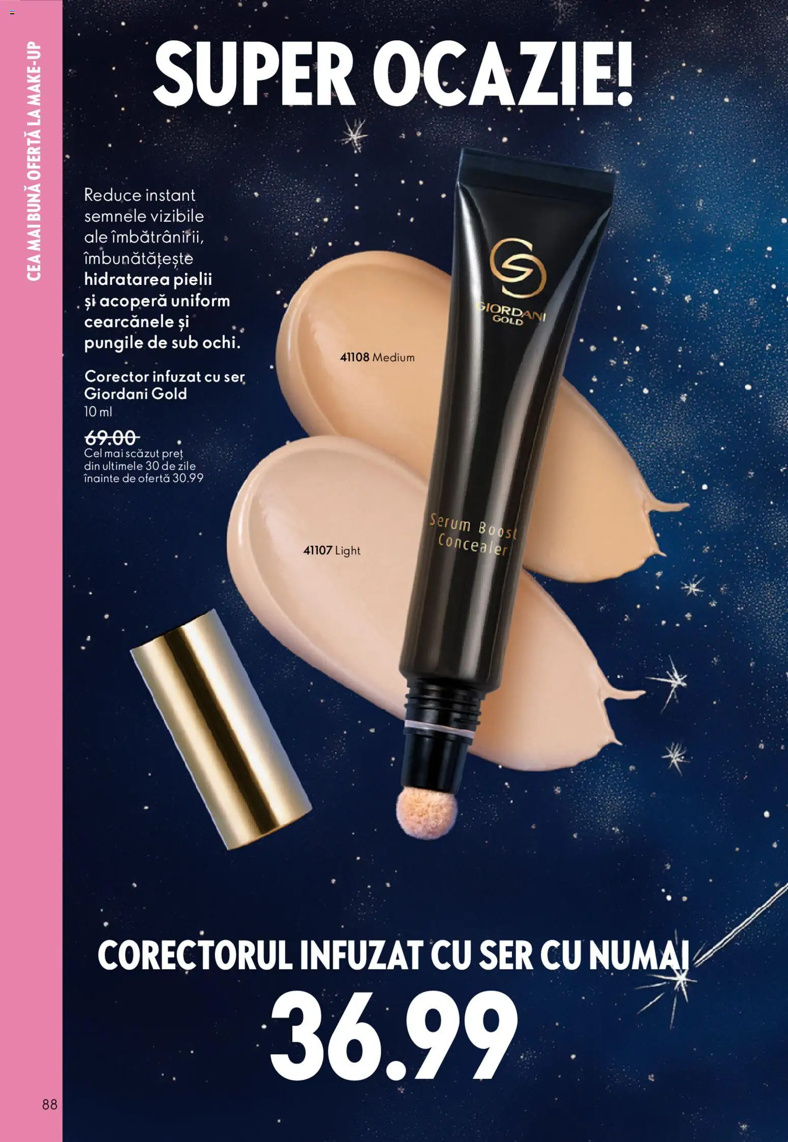 Noul catalog Oriflame – valabil de la 03.12.2025 | Pagină: 88 | Produse: Serum, Concealer