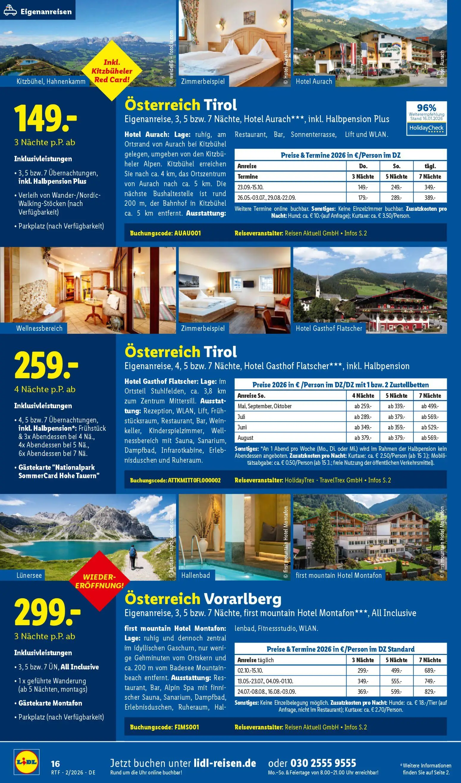 Lidl Reisen Prospekt 	 – gültig ab 14.02.2026 | Seite: 16 | Produkte: Wein, Uhr