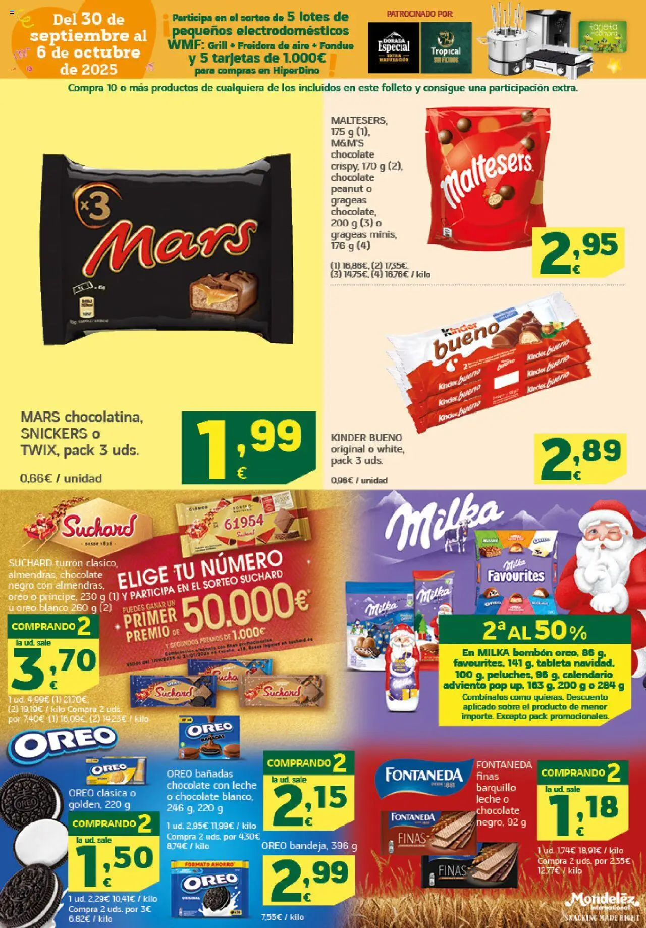 HiperDino folleto │ válido desde el 09.10.2025 | Página: 19 | Productos: Leche, Chocolate, Tableta, Chocolate con leche