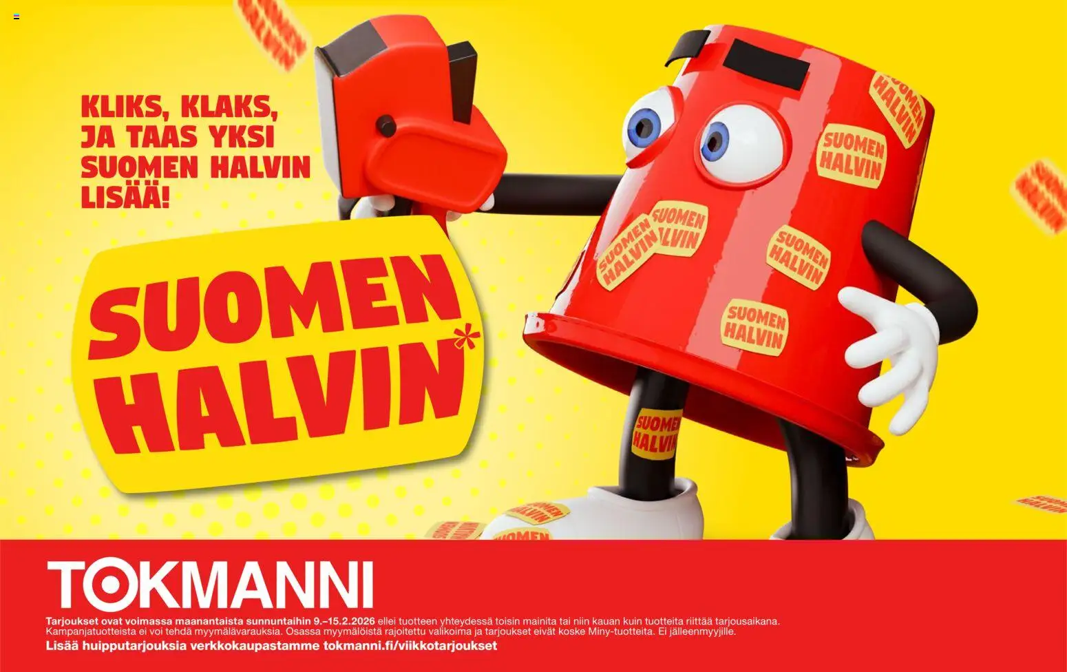 Tokmanni - Erikoisliite - Suomen Halvin – voimassa 09.02.2026 alkaen | Sivu: 4