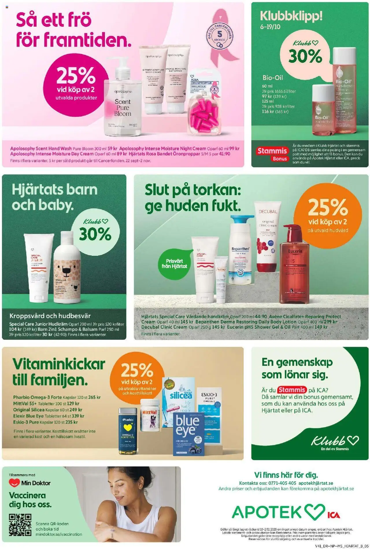ICA Maxi reklamblad aktuell från 06.10.2025 | Sida: 7 | Produkter: Balsam, Handkräm, Galler, Frö
