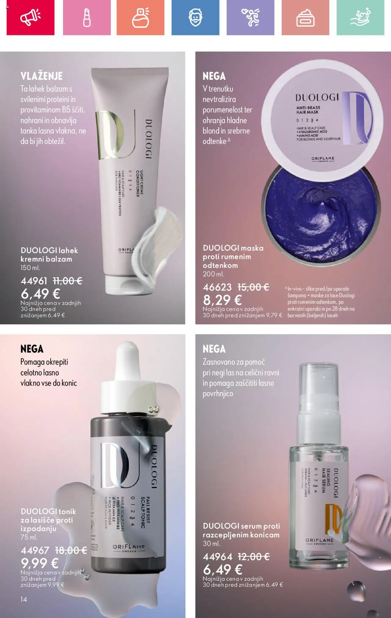 Oriflame katalog 11 │ velja od 03.08.2025 | Stran: 14 | Izdelki: Maska, Tonik