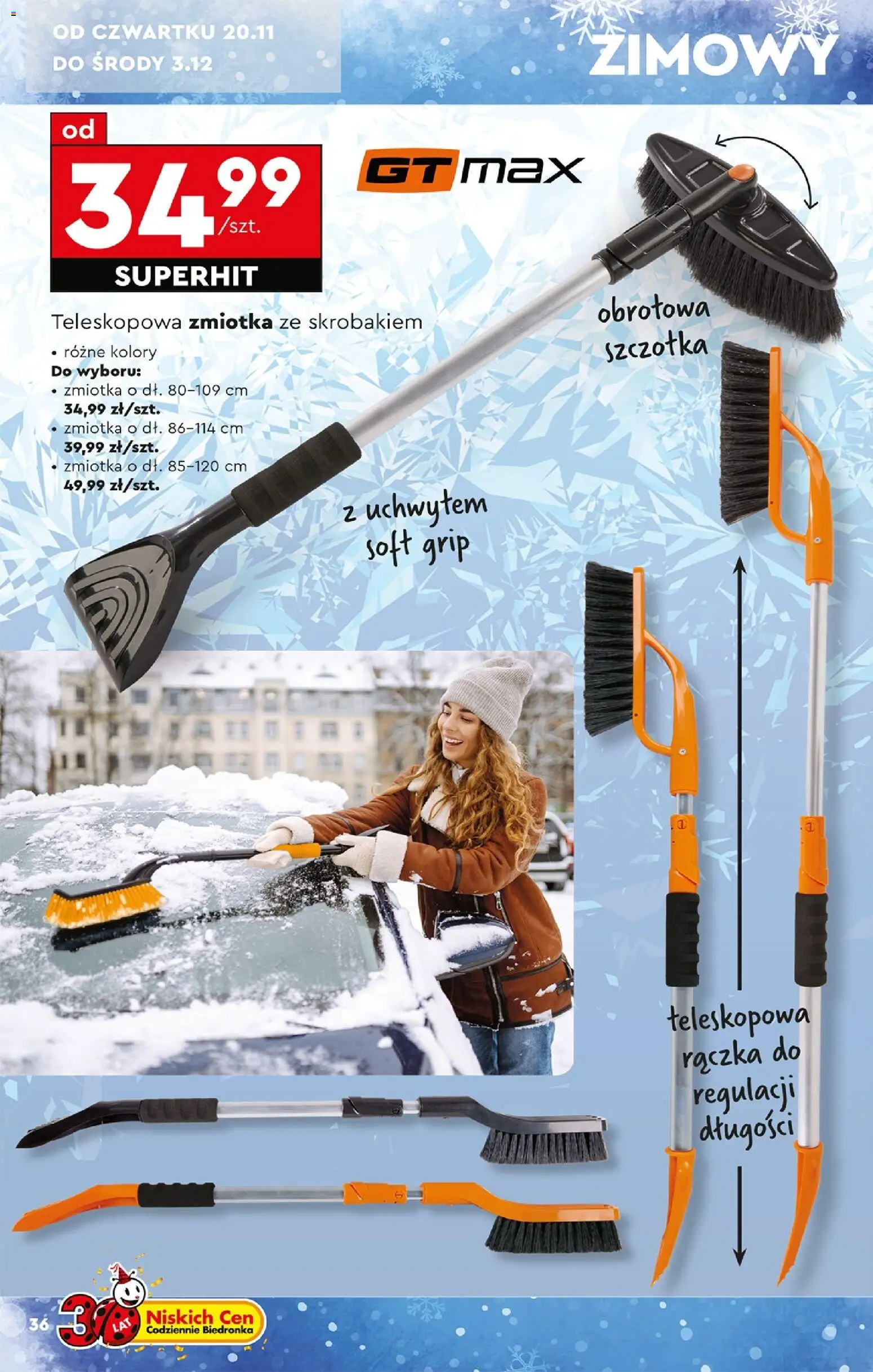 Biedronka Black Friday od 15.11.2025 | Strona: 38 | Produkty: Szczotka