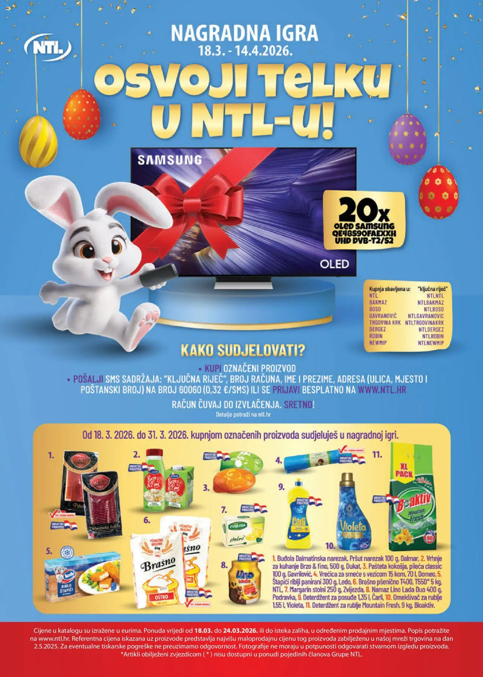 NTL katalog | vrijedi od 18.03.2026 | Stranica: 16 | Proizvodi: Lino Lada, Omekšivač, Buđola, Igra
