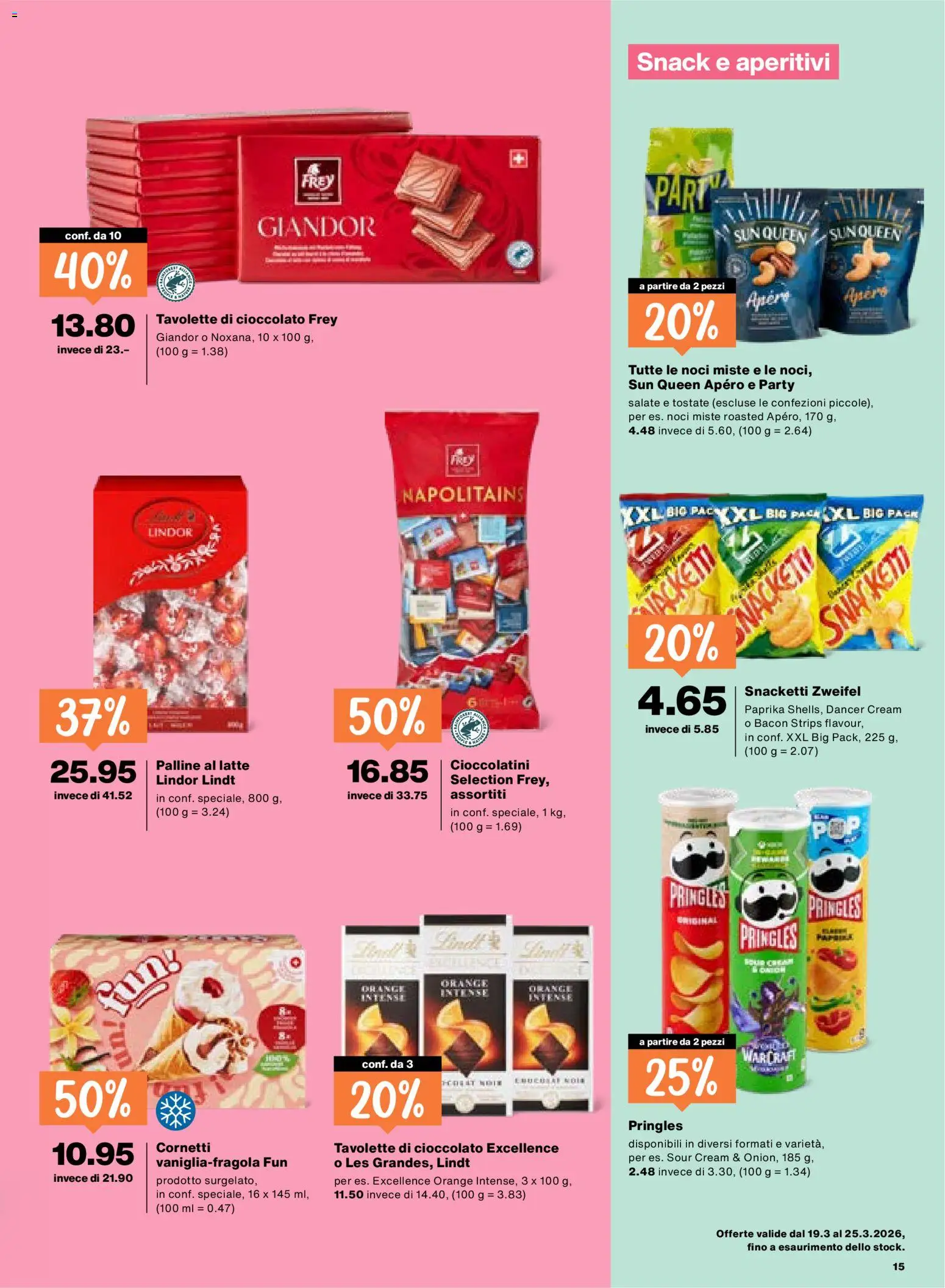 Migros aktionen IT – gültig ab 19.03.2026 | Seite: 15 | Produkte: Chips