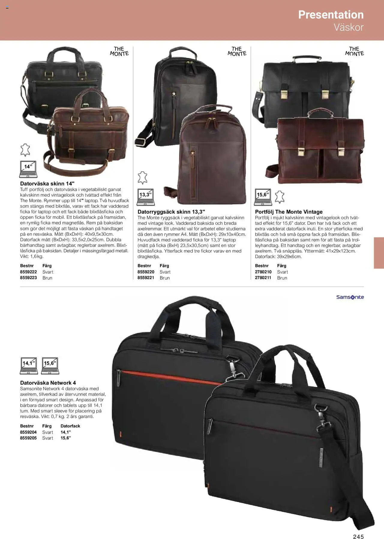 Office Depot reklamblad aktuell från 15.02.2024 | Sida: 247 | Produkter: Datorryggsäck, Ryggsäck