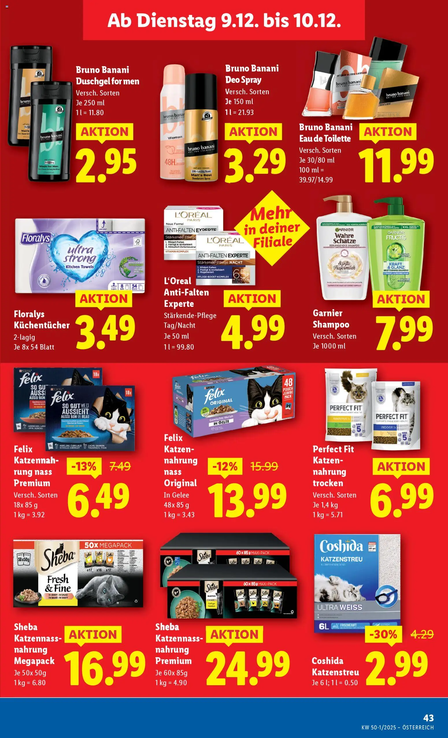 Lidl Flugblatt - Oberpullendorf, Güssing, Oberwart gültig ab 04.12.2025 | Seite: 47 | Produkte: Eau de Toilette, Shampoo, Duschgel, Deodorant