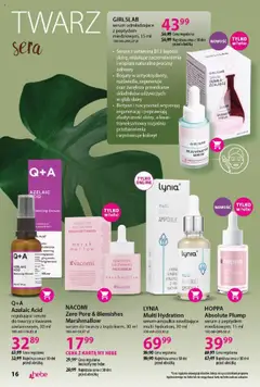 Q+A Azelaic Acid regulujące serum do twarzy z kwasem azelainowym, 30 ml, Regulujące serum do twarzy z kwasem azelainowym, 30 ml od 01.09.2025 | Strona: 16 | Produkty: Karta, Serum do twarzy