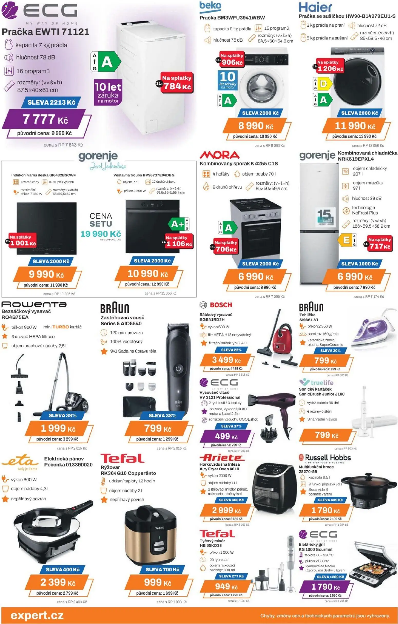 Expert elektro leták od 25.12.2025 | Strana: 3 | Produkty: Multifunkční hrnec, Hrnec, Sporák, Bezsáčkový vysavač