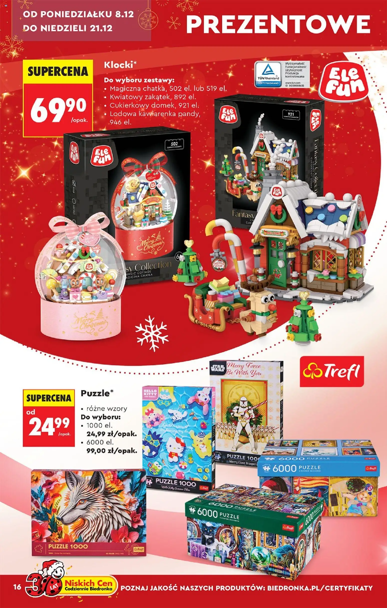 Biedronka gazetka - Hity i inspiracje od 06.12.2025 | Strona: 16