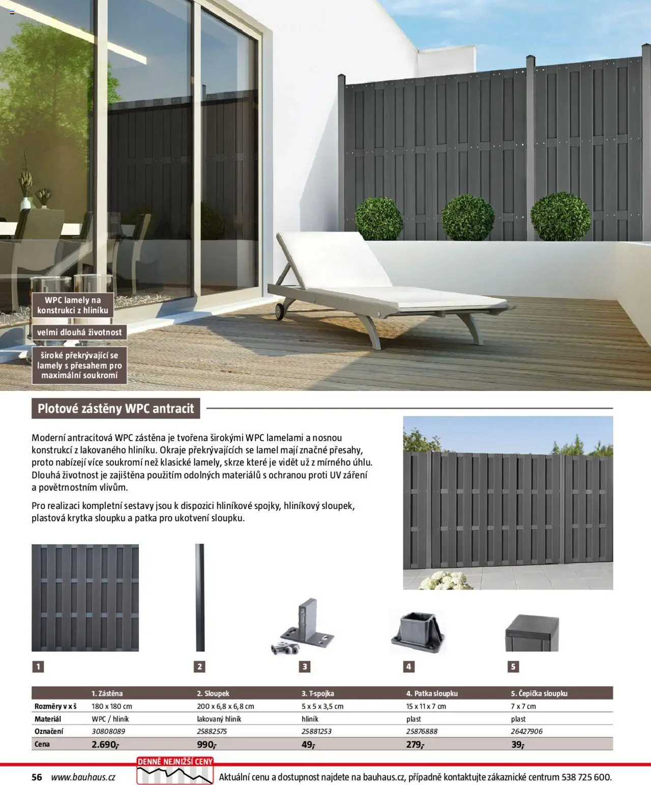 Bauhaus katalog Ploty a zahradní domky od 01.04.2025 | Strana: 56