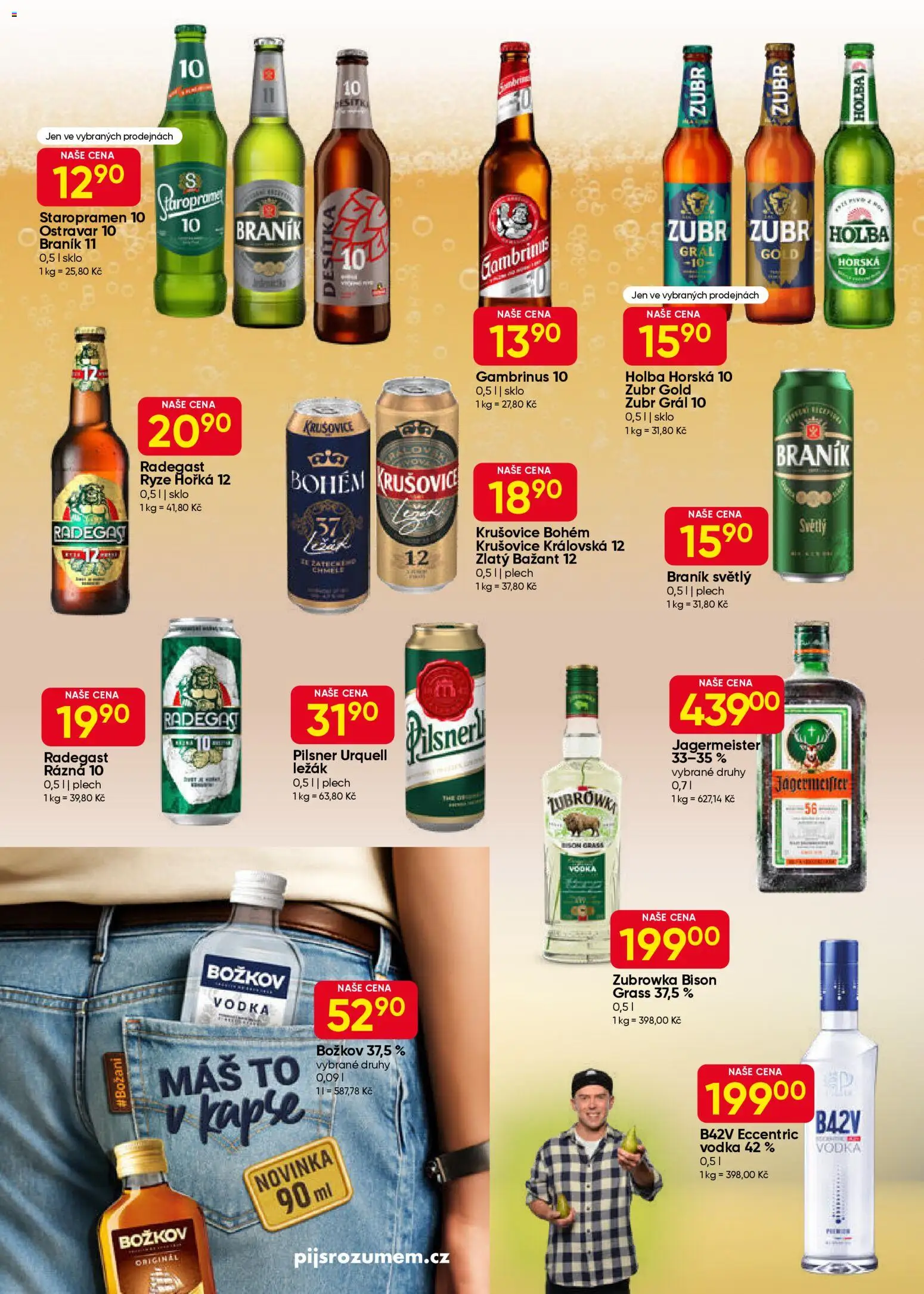 Hruška leták od 21.01.2026 | Strana: 8 | Produkty: Rýže, Plech, Braník, Krušovice