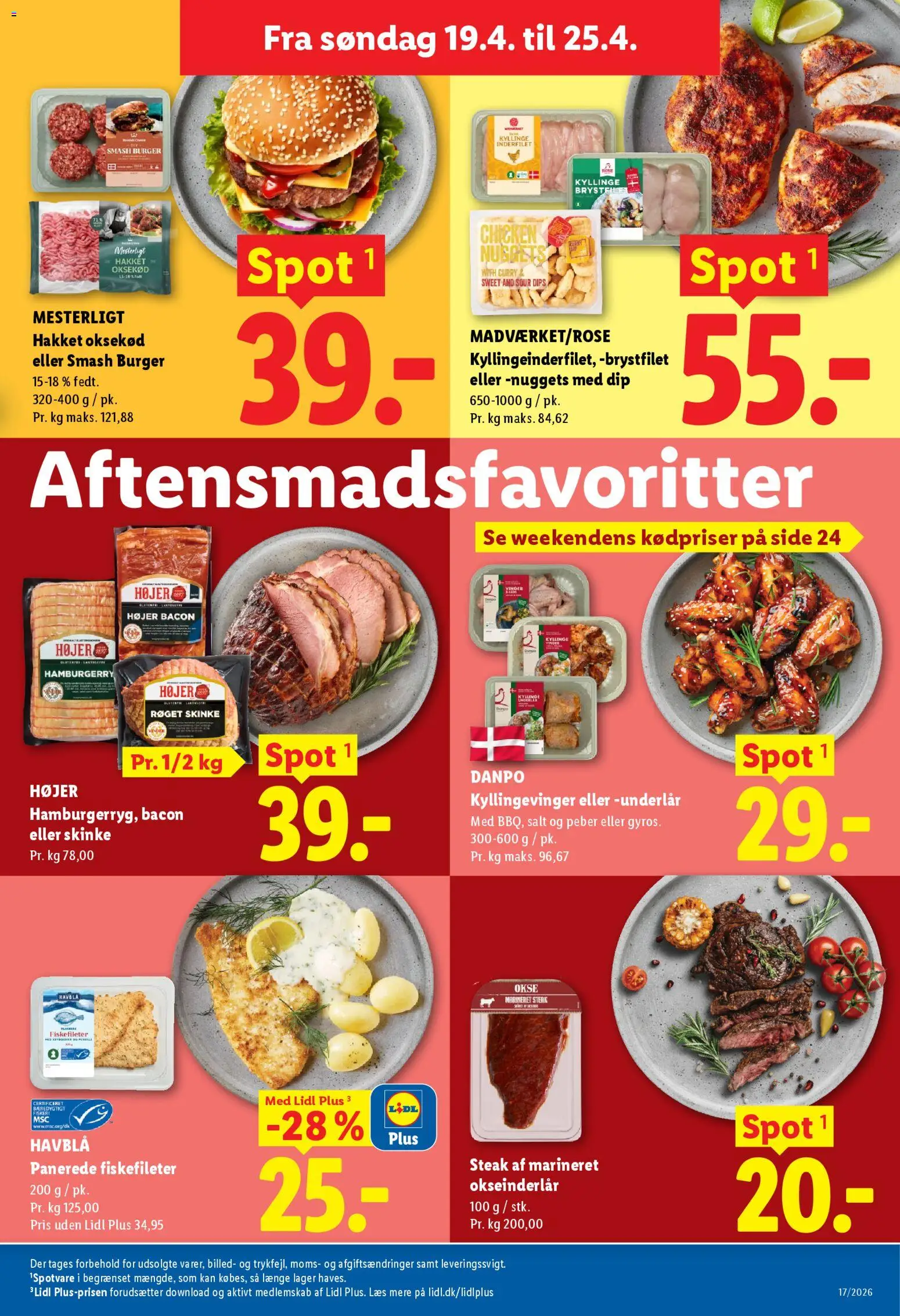 Lidl tilbudsavis – gyldig fra 19.04.2026 | Side: 3 | Produkter: Oksekød, Peber, Bacon, Søm