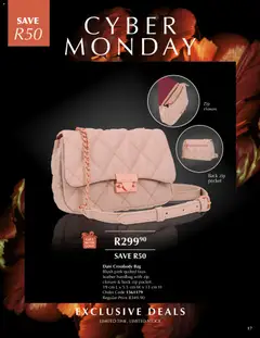 Justine specials catalogue – valid from 08.12.2025 | Page: 17 | Products: Handbag, Bag, Blush, Stock